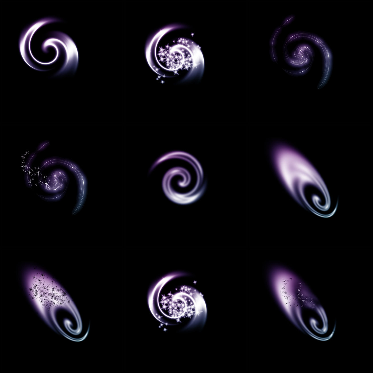 50 Digital Angel Dust PS Brushes by N/A