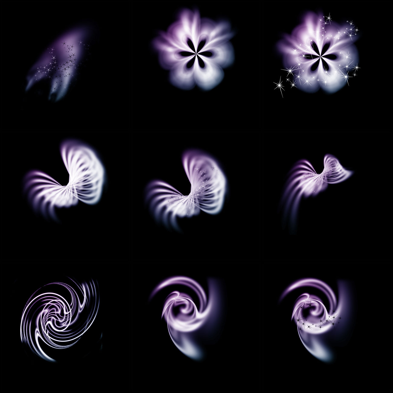50 Digital Angel Dust PS Brushes by N/A