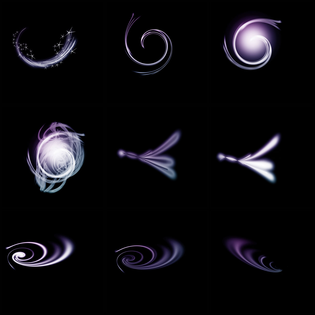 50 Digital Angel Dust PS Brushes by N/A