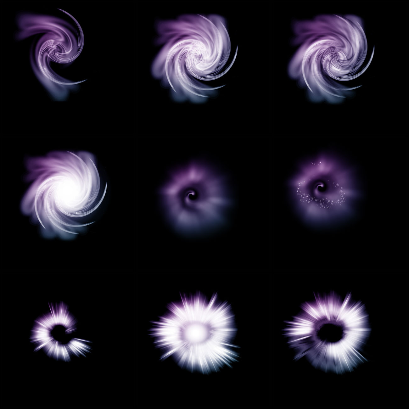 50 Digital Angel Dust PS Brushes by N/A
