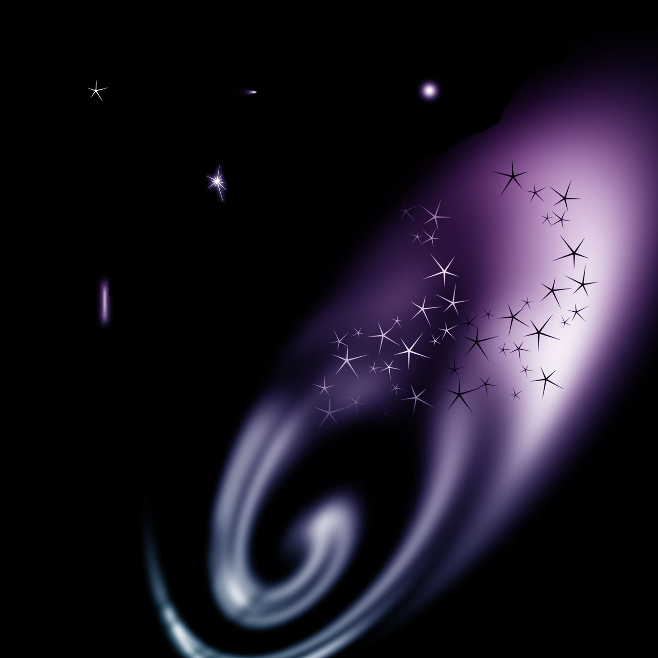 50 Digital Angel Dust PS Brushes by N/A