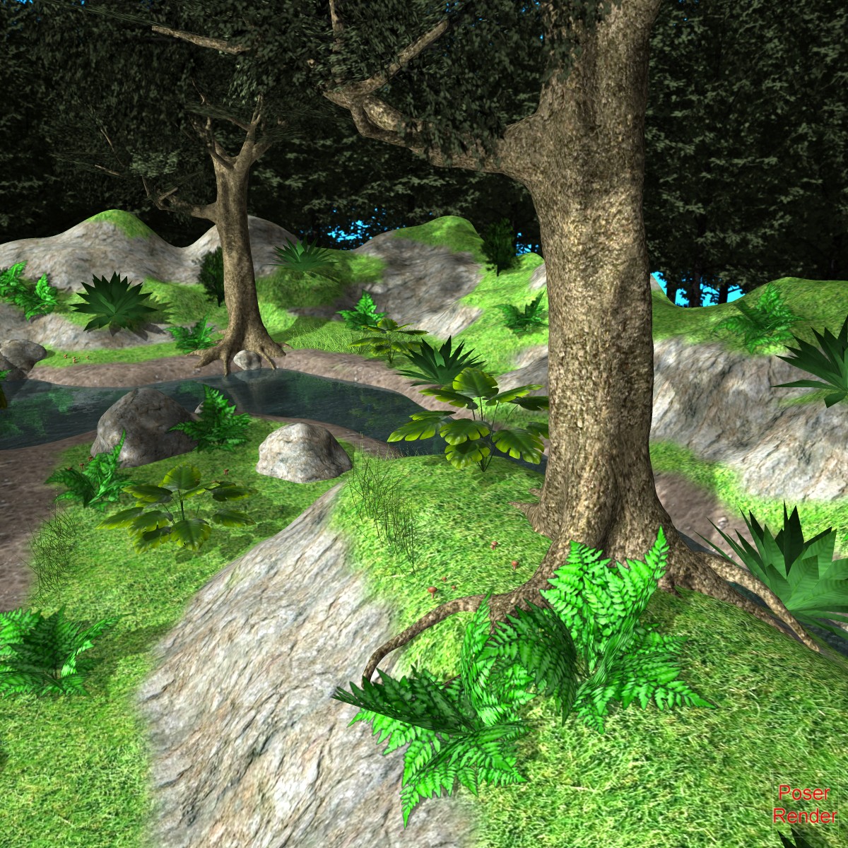 The Lost Forest 2 Poser by N/A
