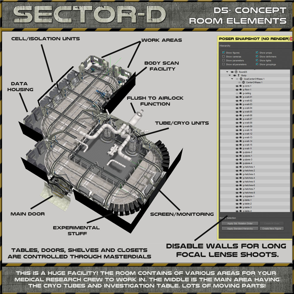 Ship Elements D5: Medical Research Facility by N/A