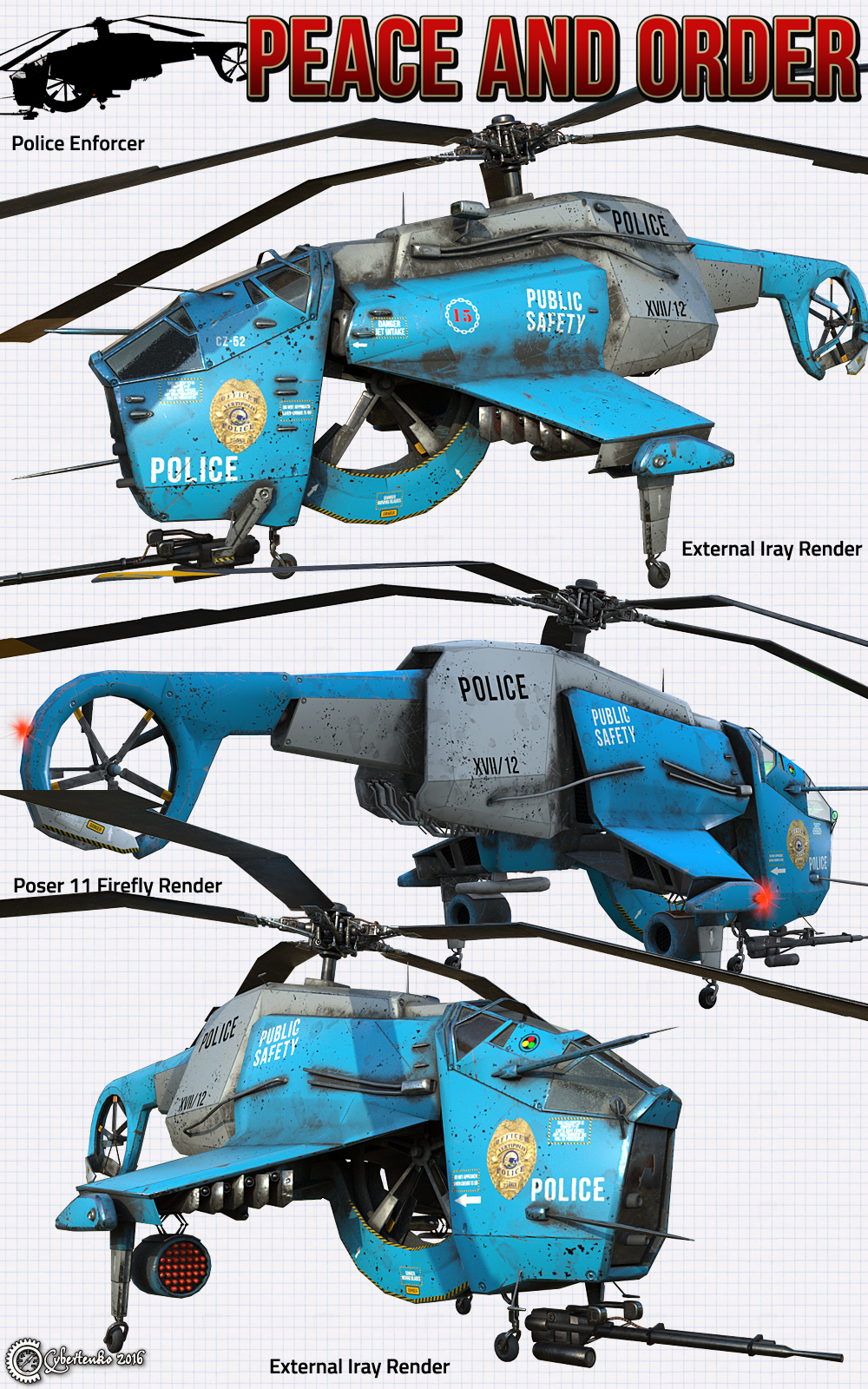 Peace and Order for Hunter Chopper by N/A