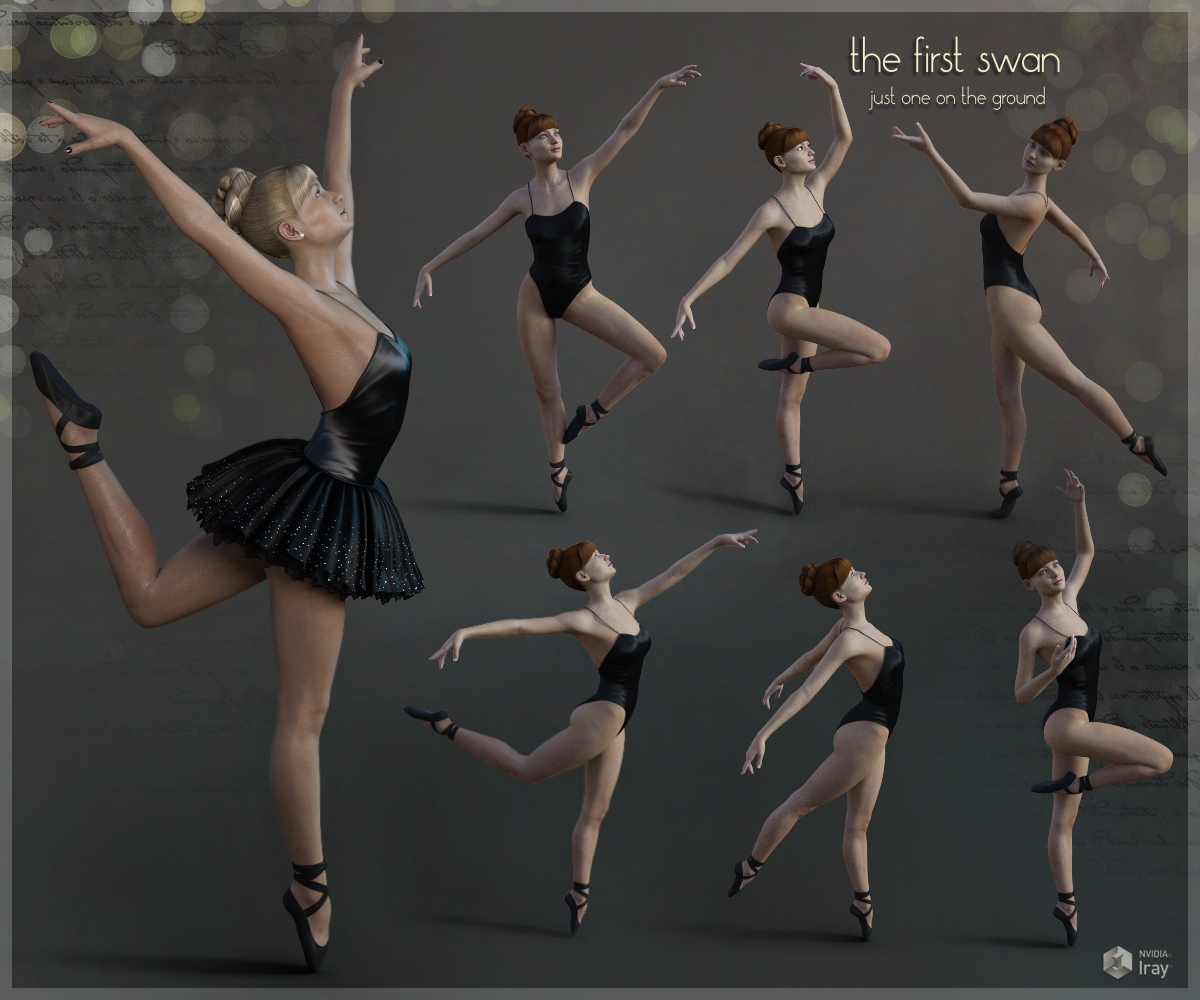 First Swan - Poses for the Genesis 3 Female by N/A
