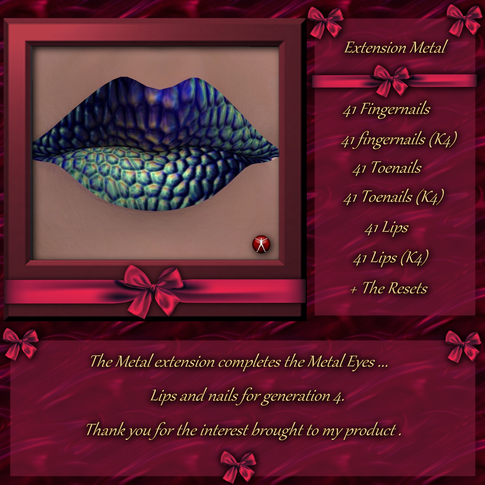 Botany : Metal Extension for Daz and Poser by N/A
