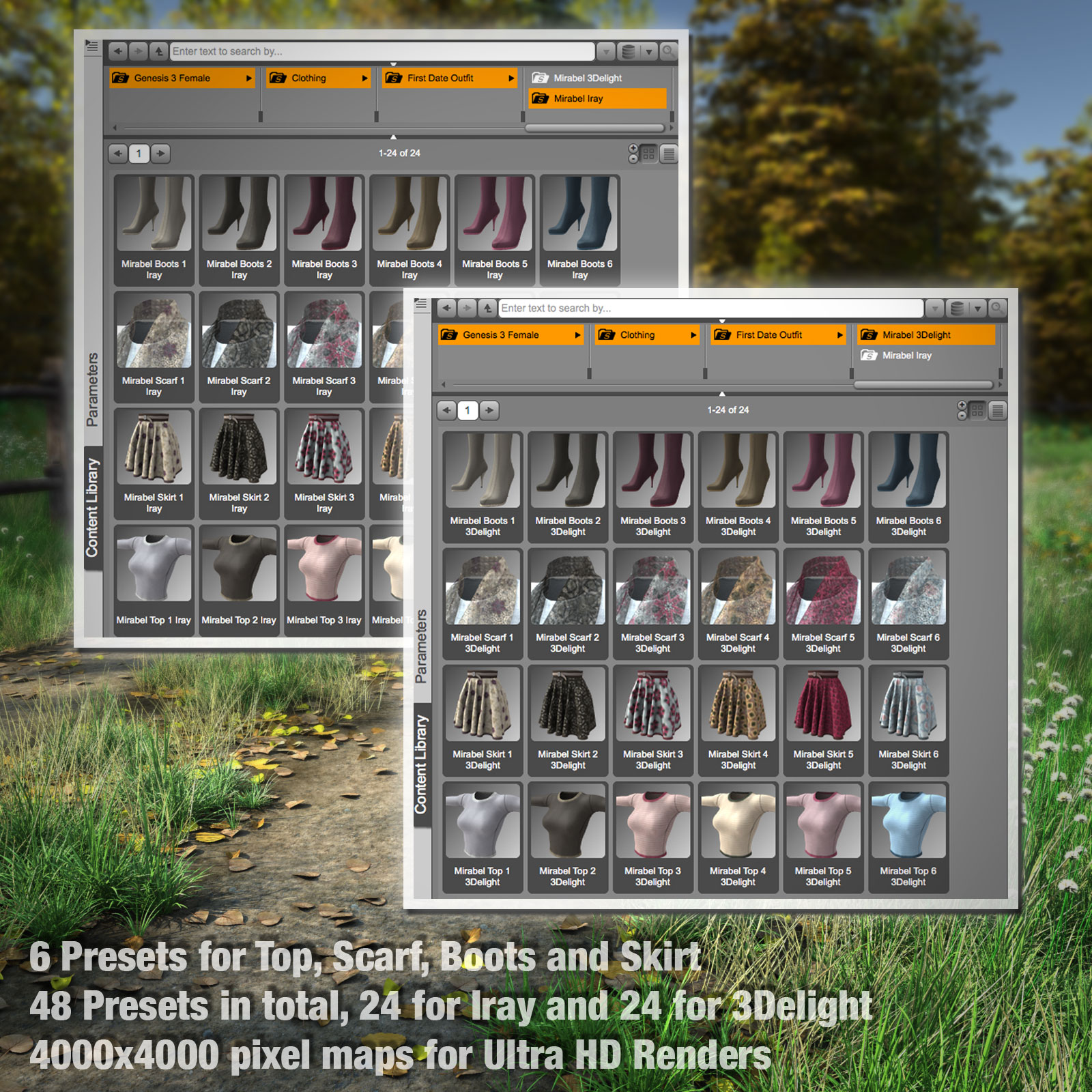 MIRABEL Textures for First Date Outfit by N/A