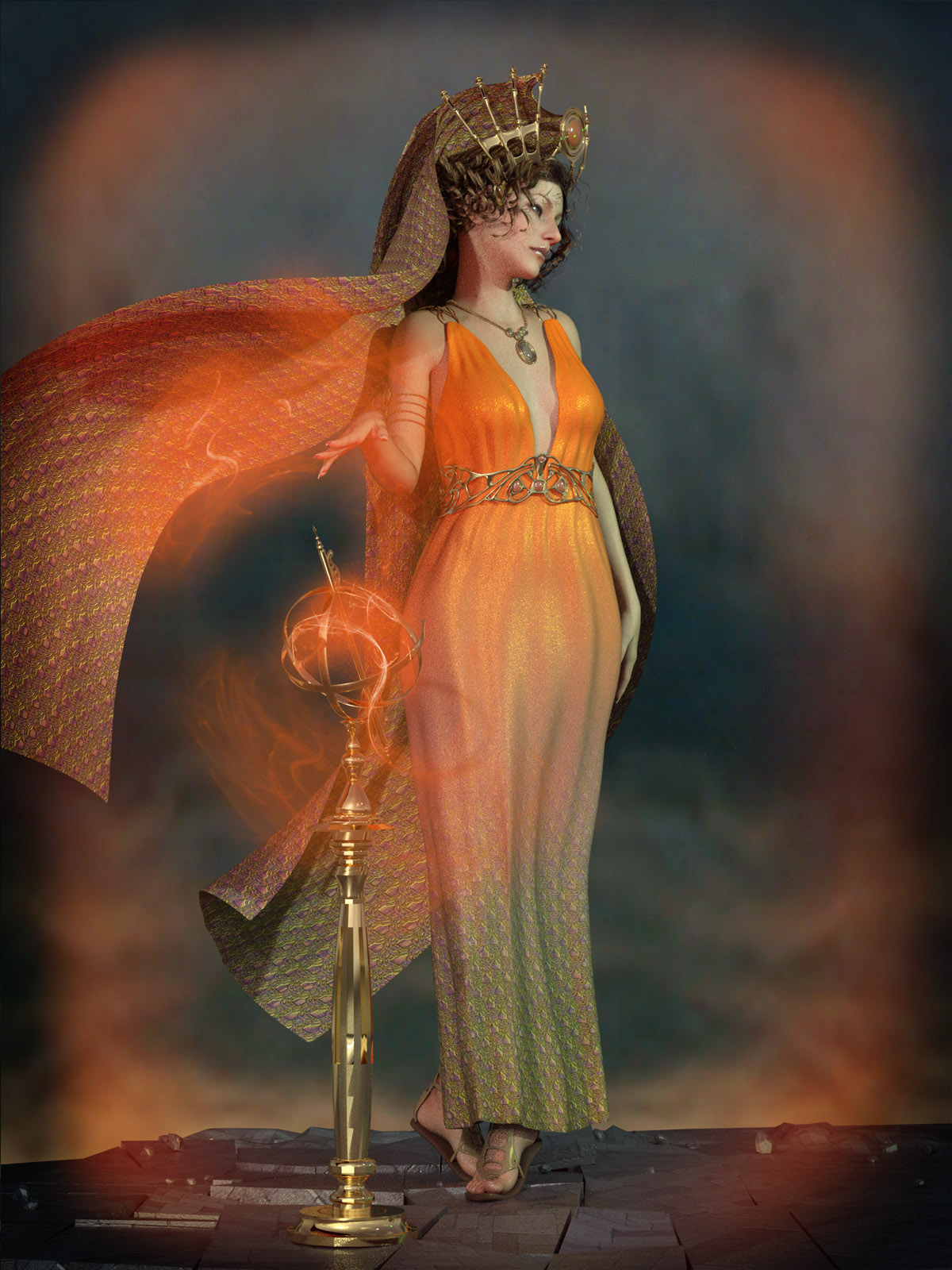 Drusilla Headdress for Genesis 3 Female by N/A