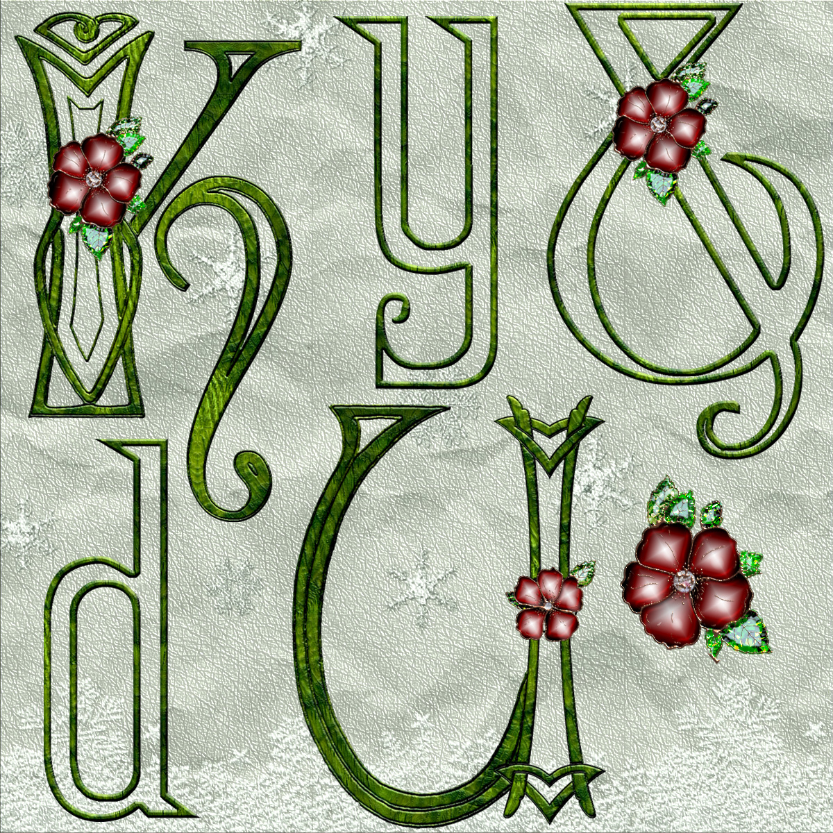 Harvest Moons Celtic Christmas Alphabet by N/A