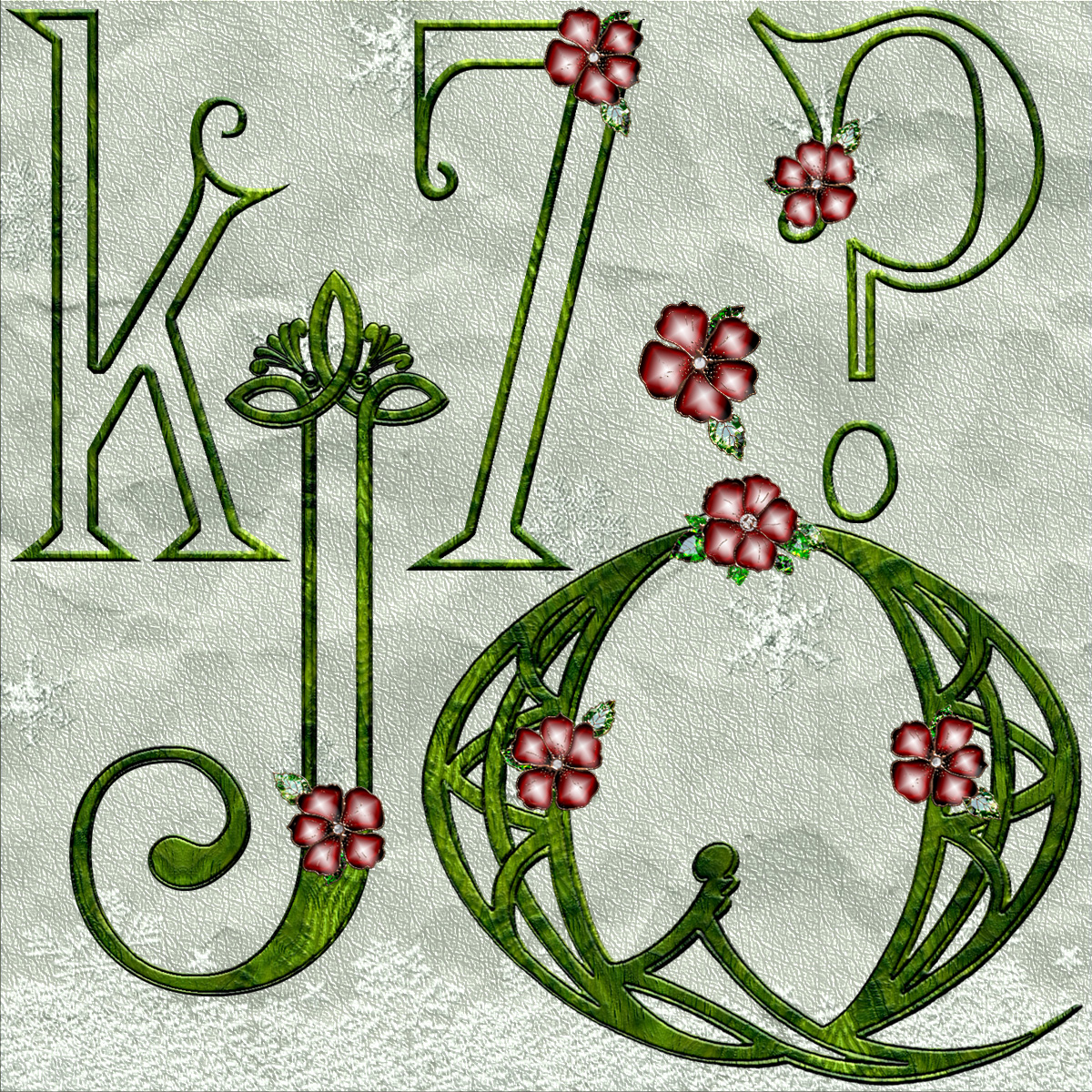 Harvest Moons Celtic Christmas Alphabet by N/A
