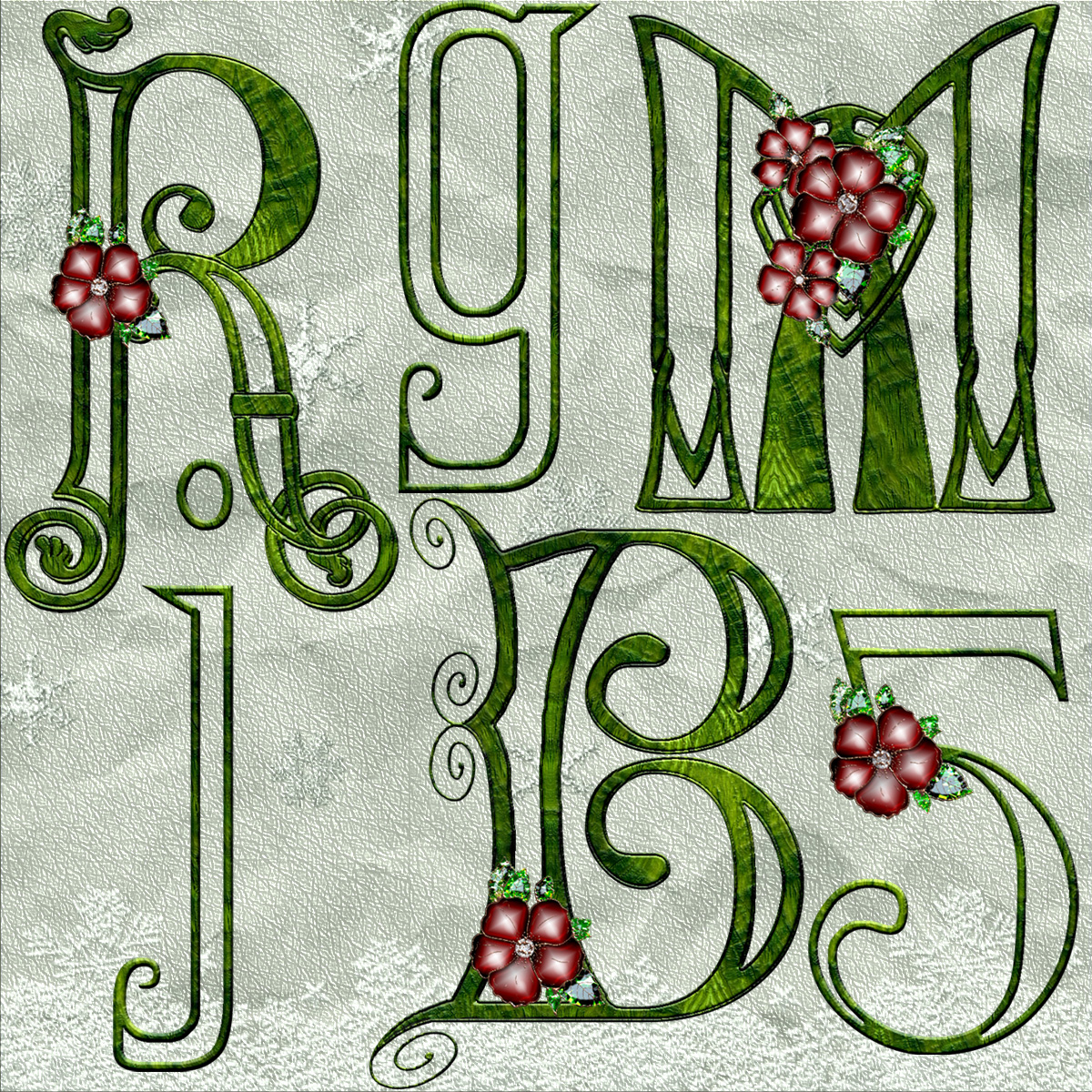 Harvest Moons Celtic Christmas Alphabet by N/A