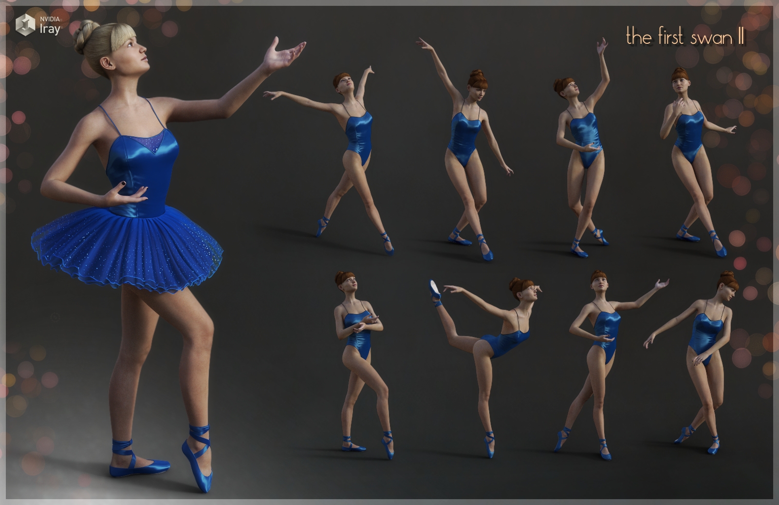 First Swan Two- Poses for the Genesis 3 Female by N/A