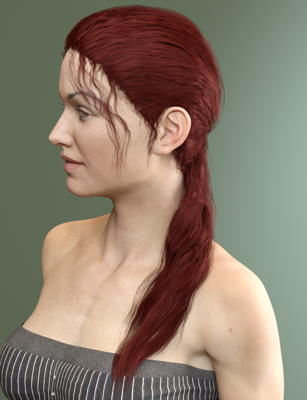 Hana Hair for Genesis 3 Female(s) by N/A