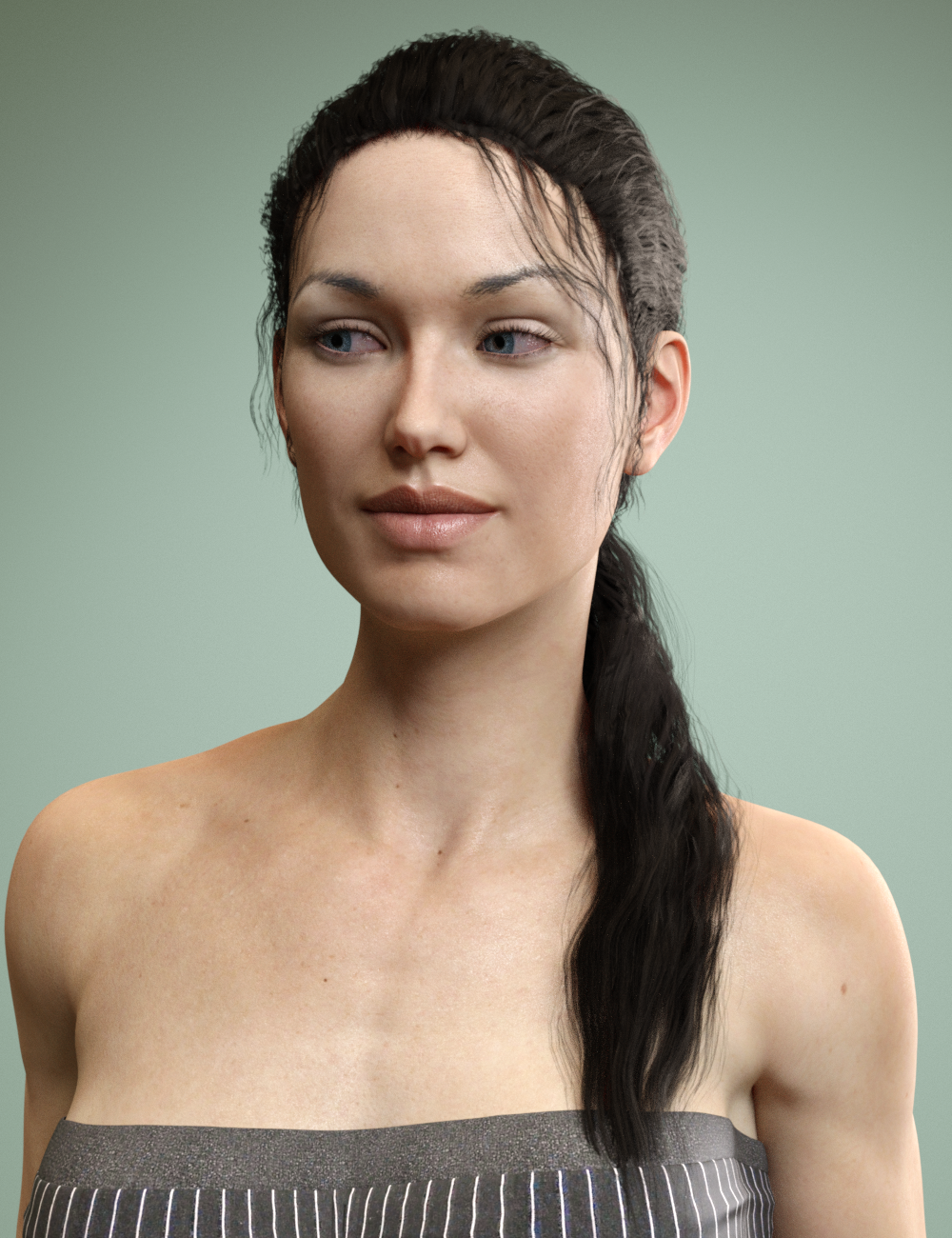 Hana Hair for Genesis 3 Female(s) by N/A