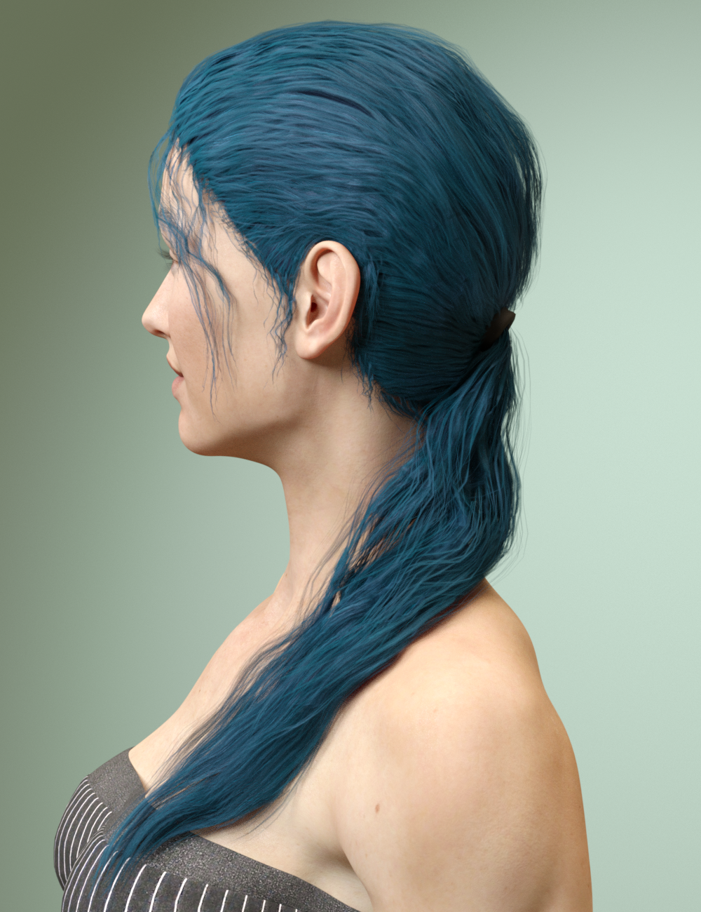 Hana Hair for Genesis 3 Female(s) by N/A