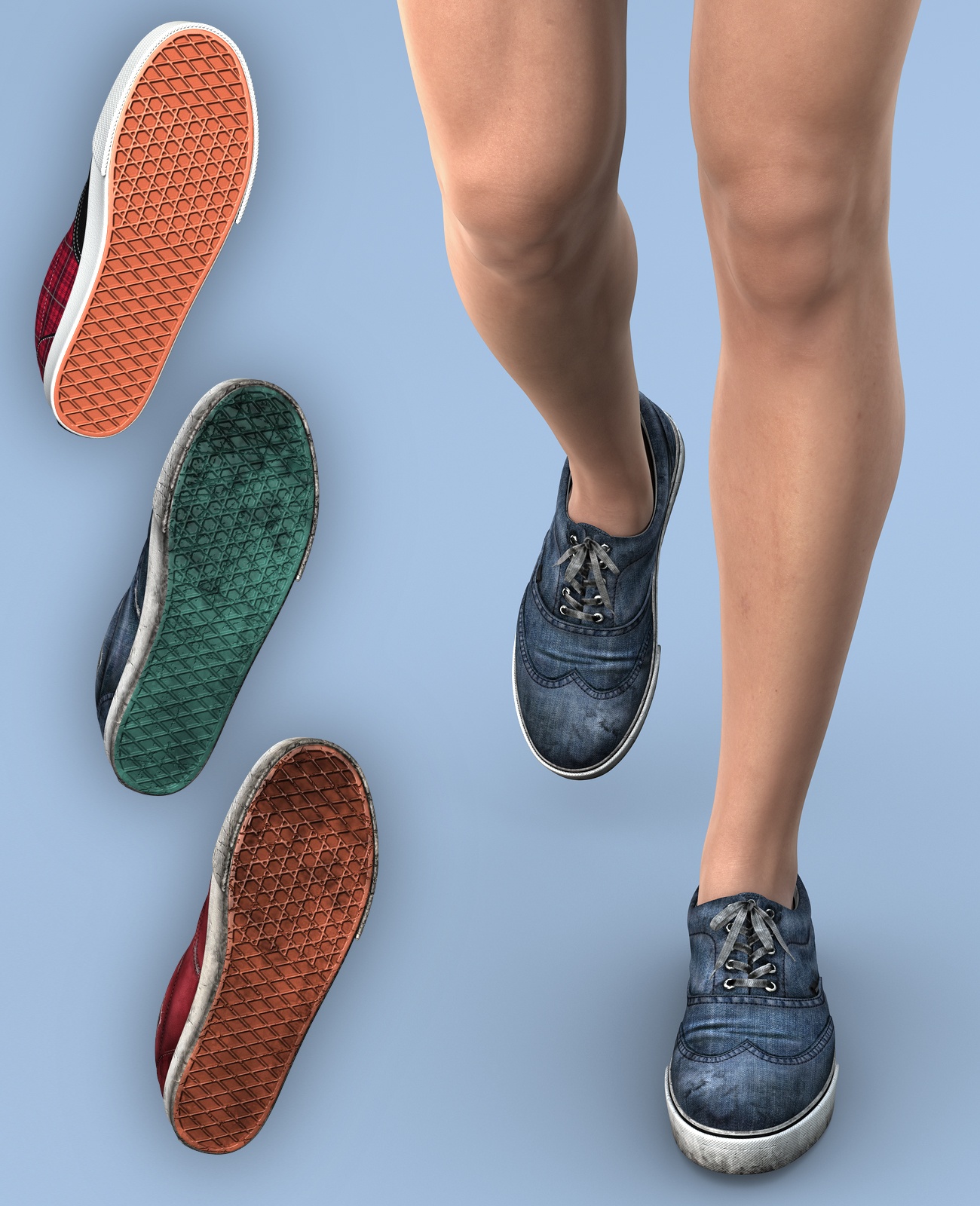 Canvas Shoes For G3F by N/A