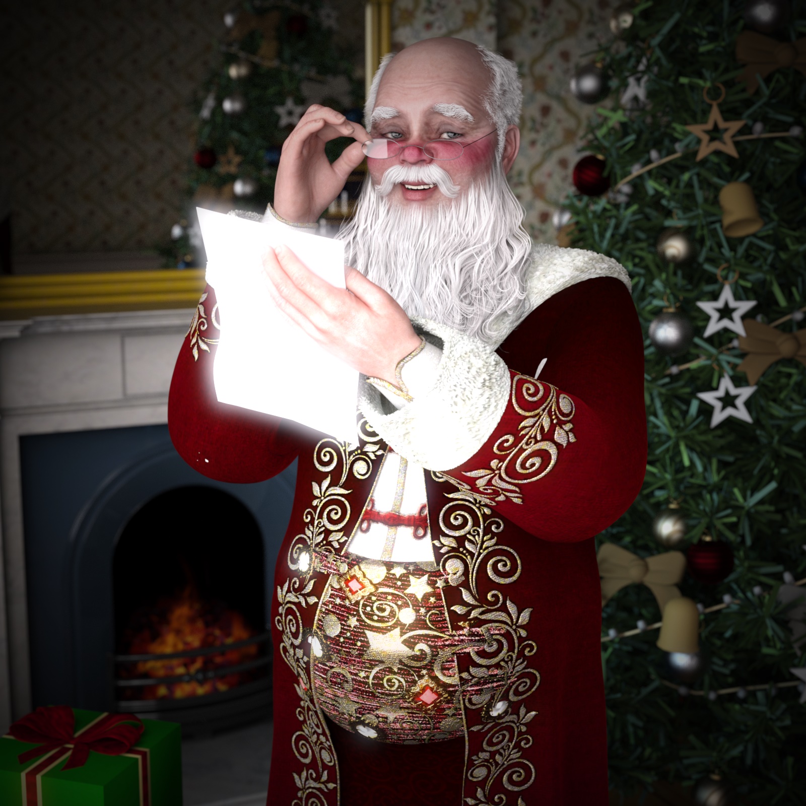 Redz Santa Claus For Genesis 3 and Genesis 2 Male by N/A