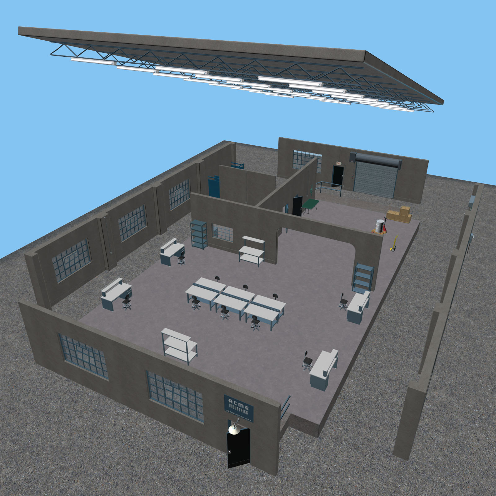 Industrial Workshop by N/A