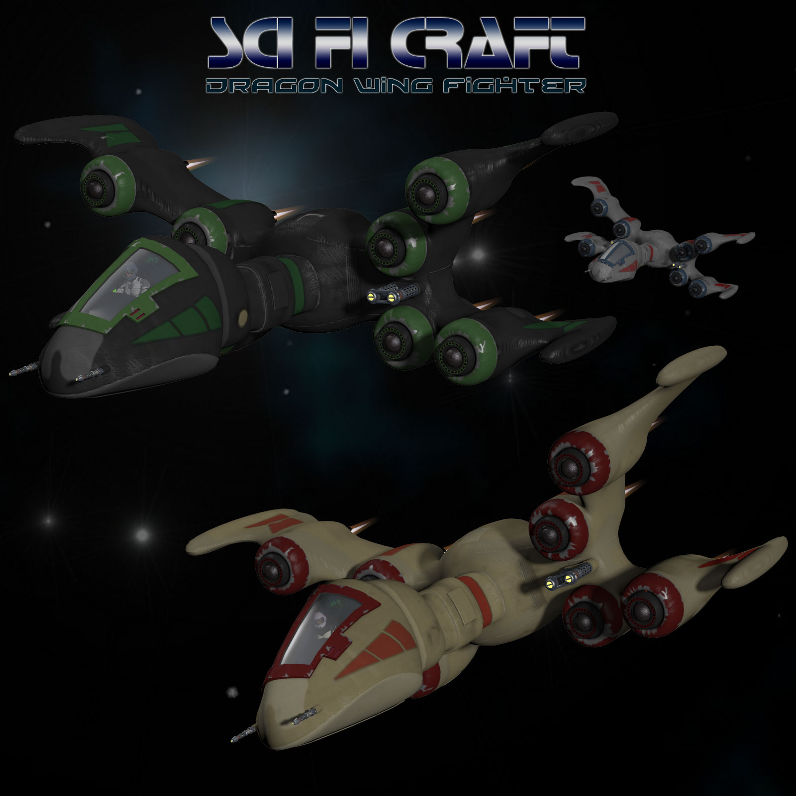 Sci Fi Craft Dragon Wing by N/A
