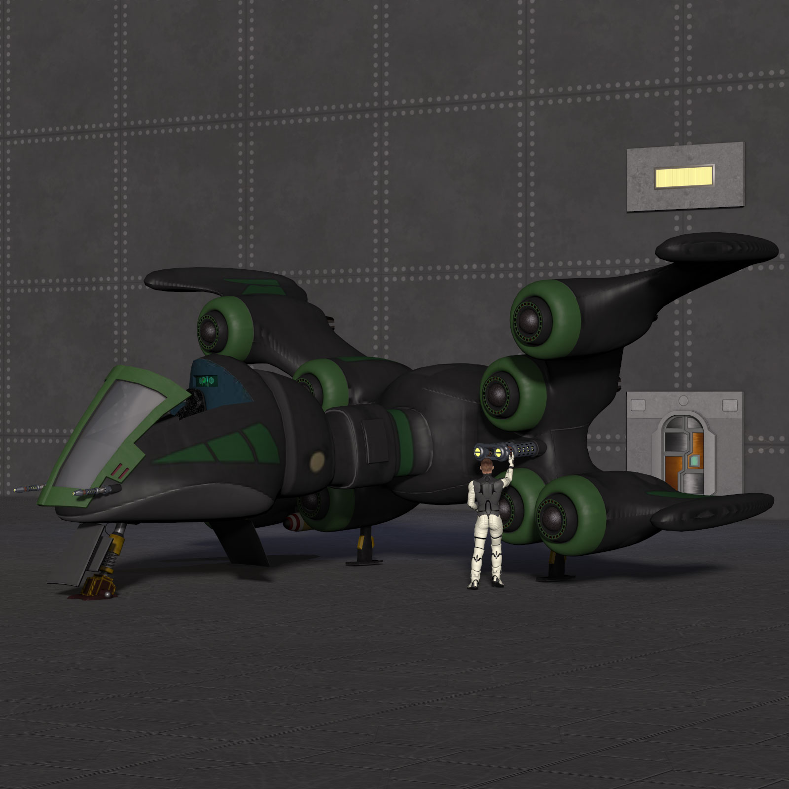 Sci Fi Craft Dragon Wing by N/A