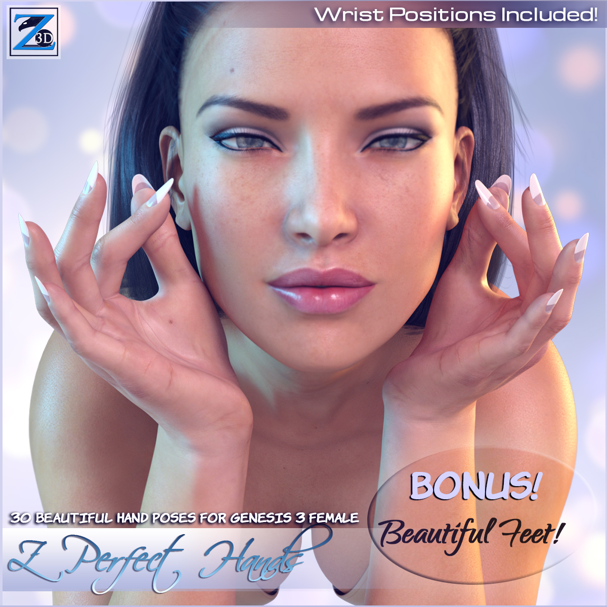 Z Perfect Hands for Genesis 3 Female by N/A