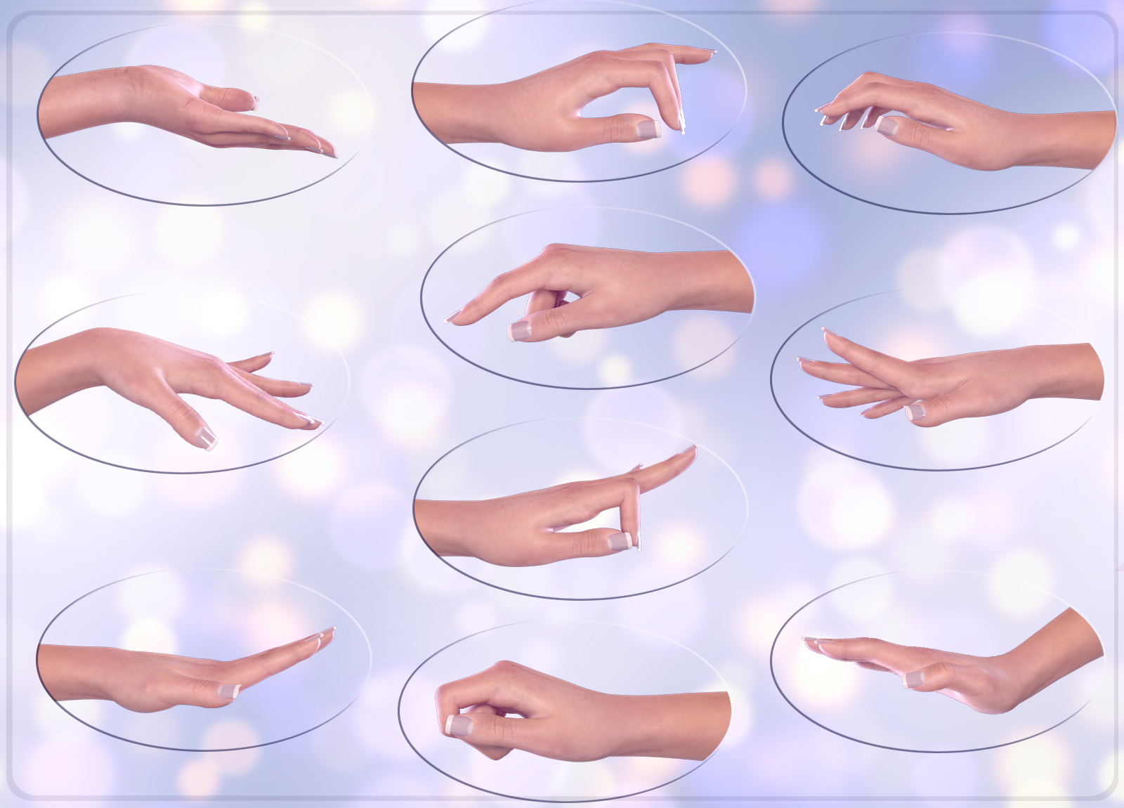 Z Perfect Hands for Genesis 3 Female by N/A