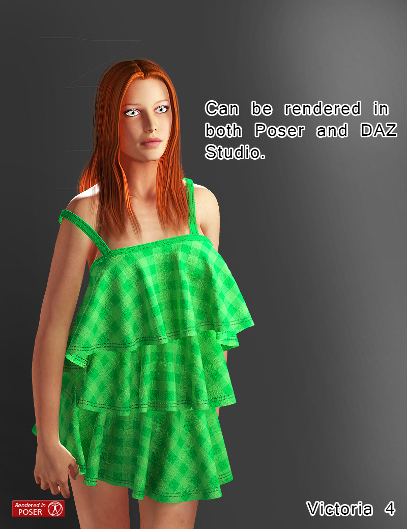 Dynamic Ruffle Dress by N/A