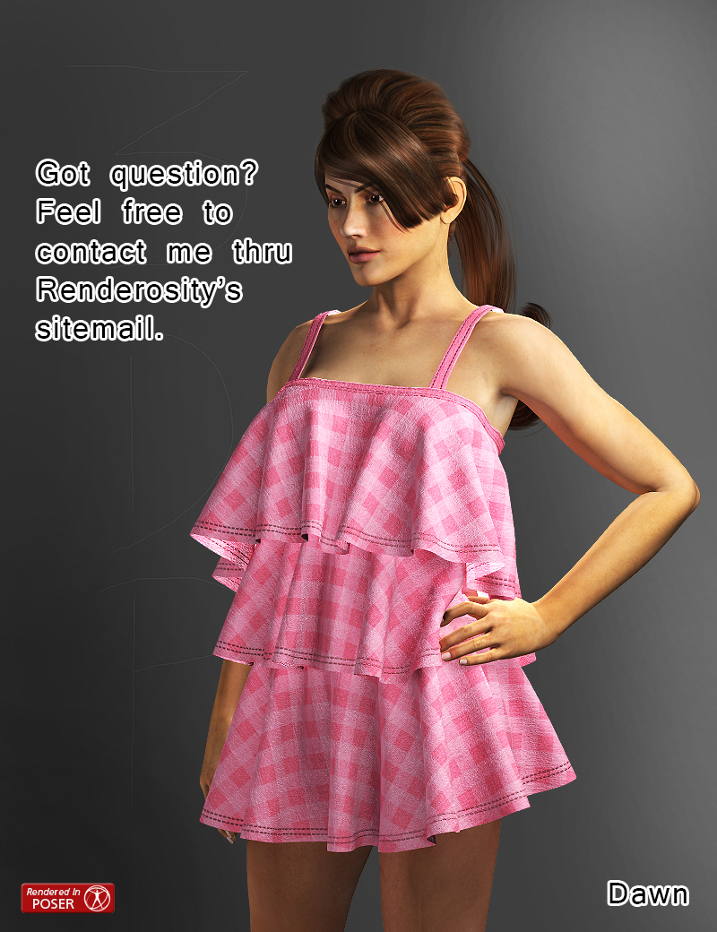 Dynamic Ruffle Dress by N/A