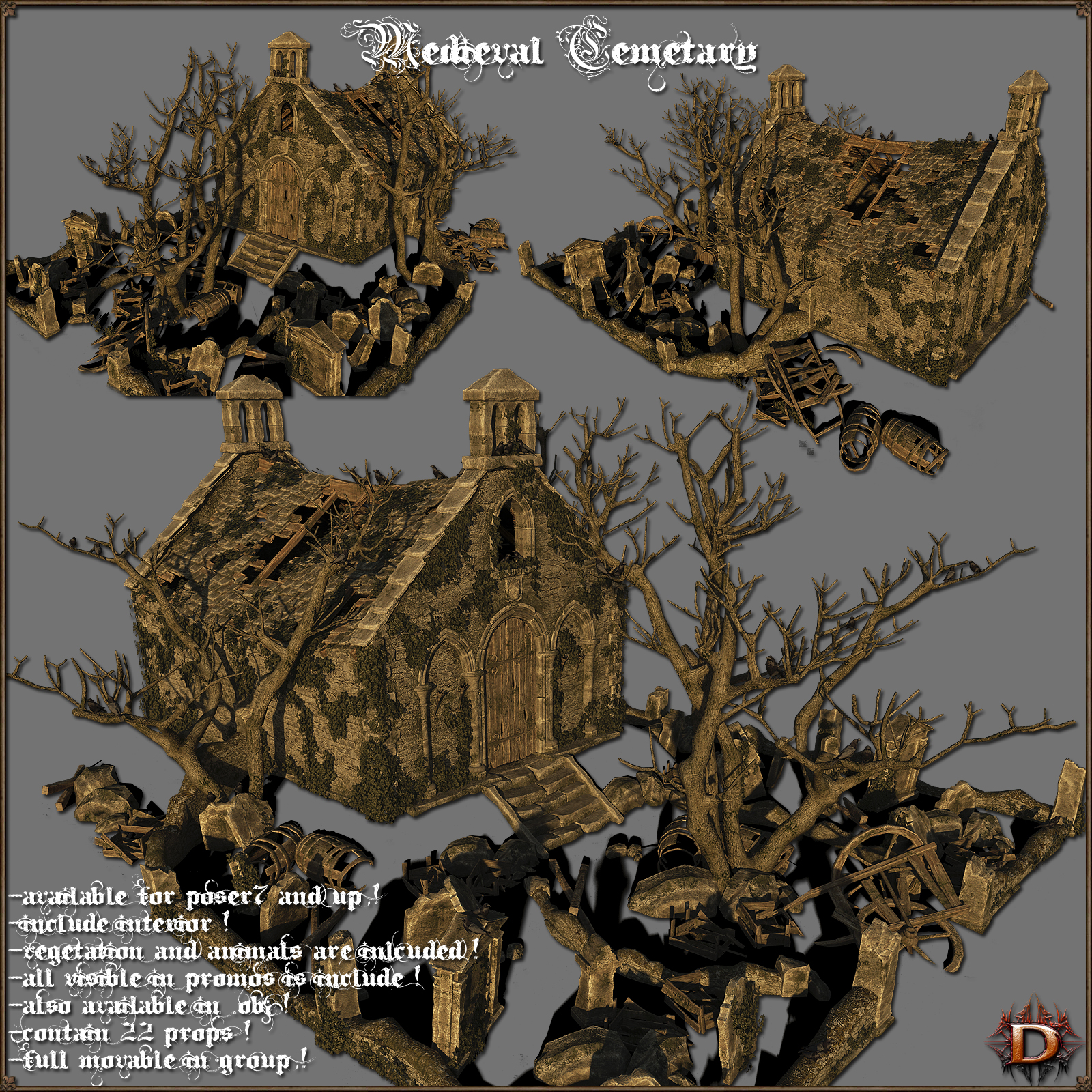 Medieval Cemetary by N/A