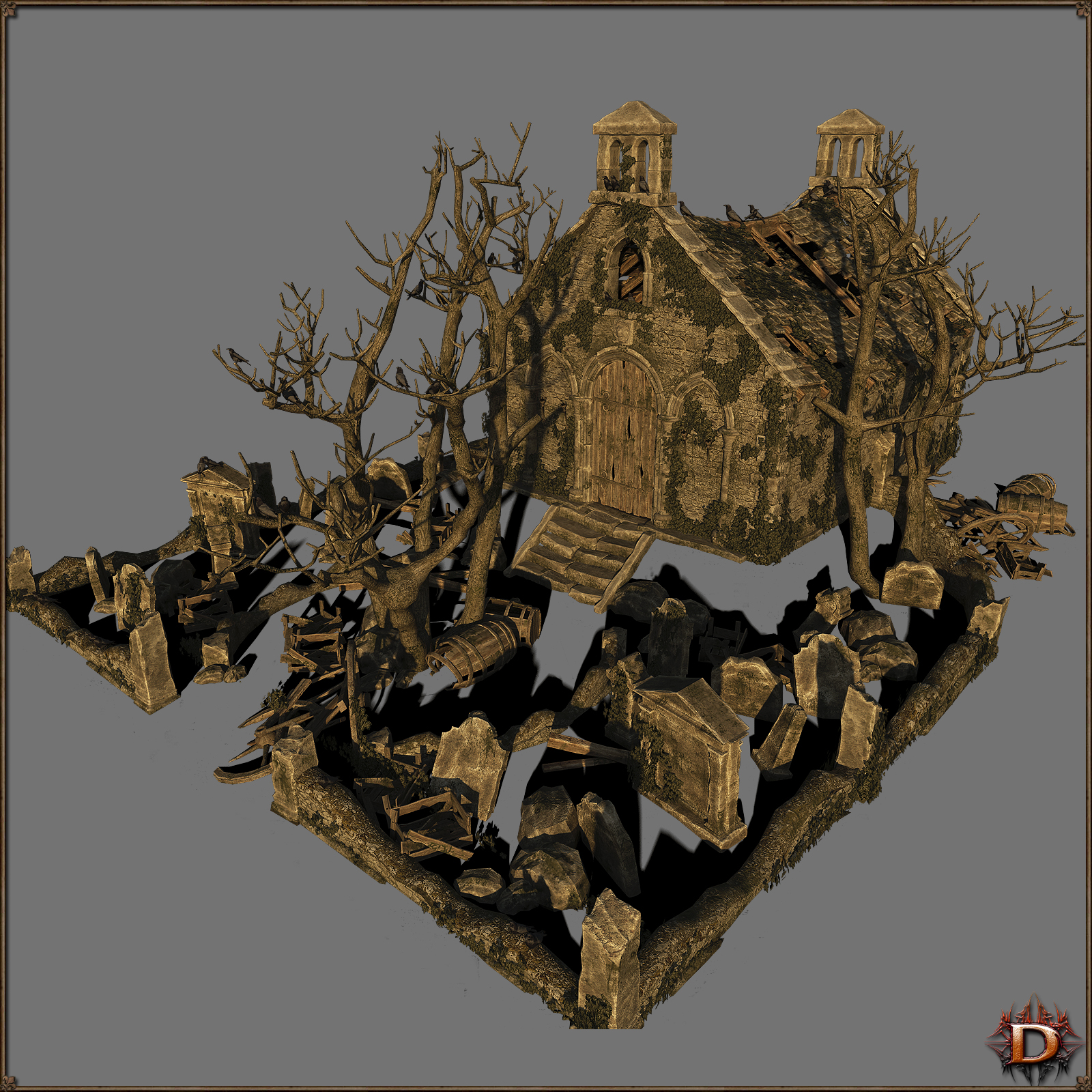 Medieval Cemetary by N/A