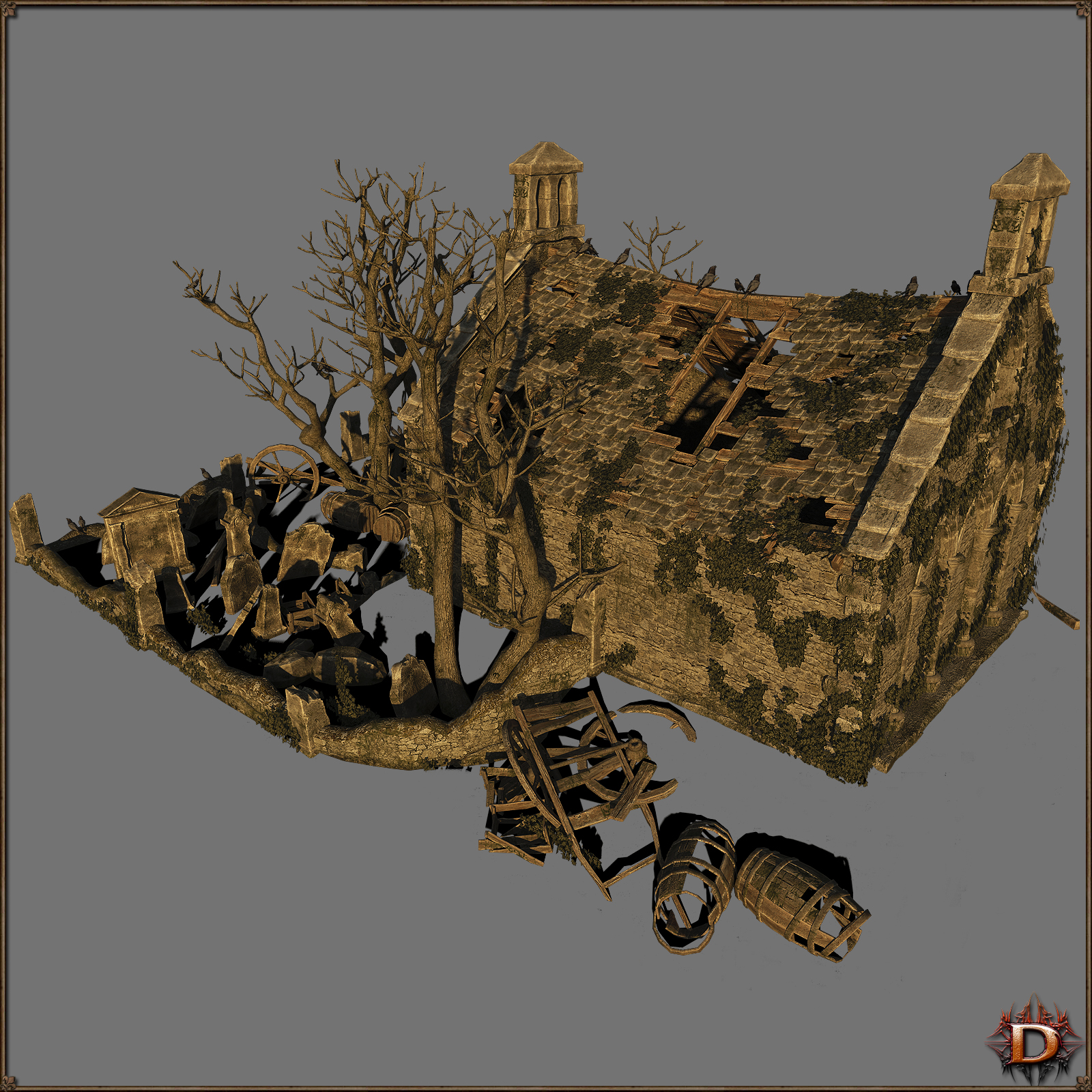 Medieval Cemetary by N/A
