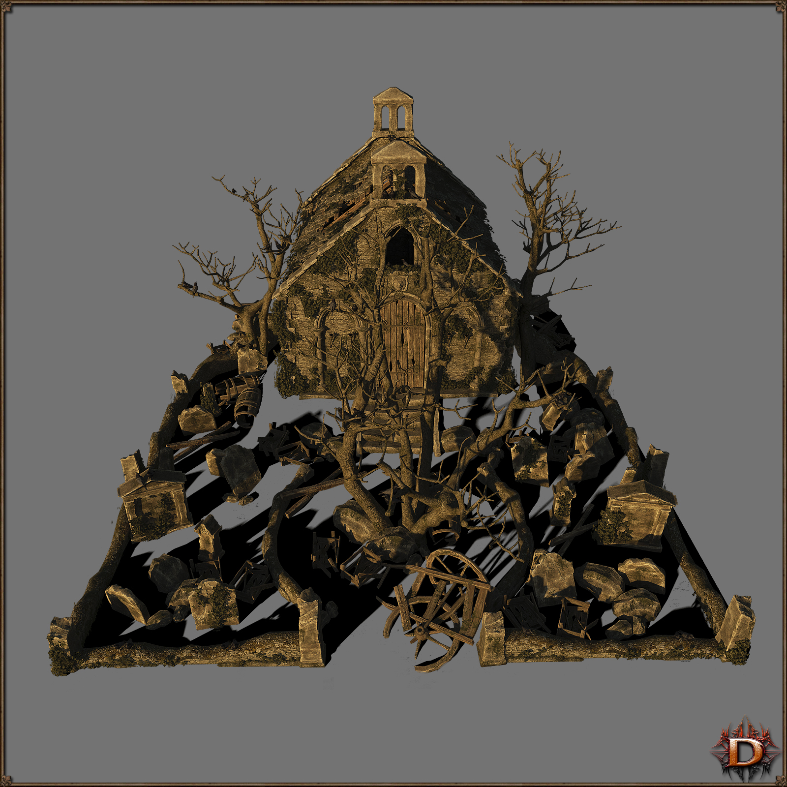 Medieval Cemetary by N/A