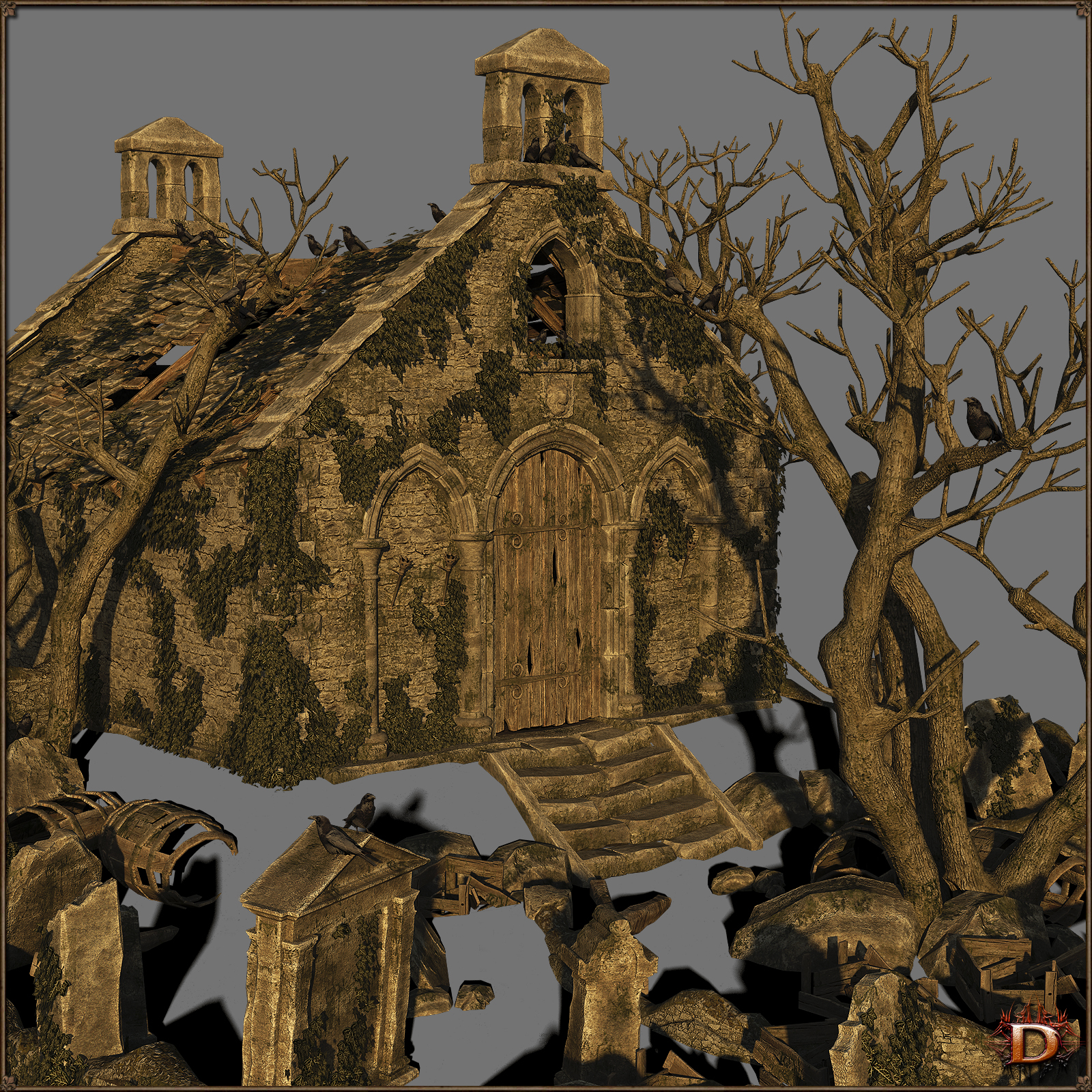 Medieval Cemetary by N/A