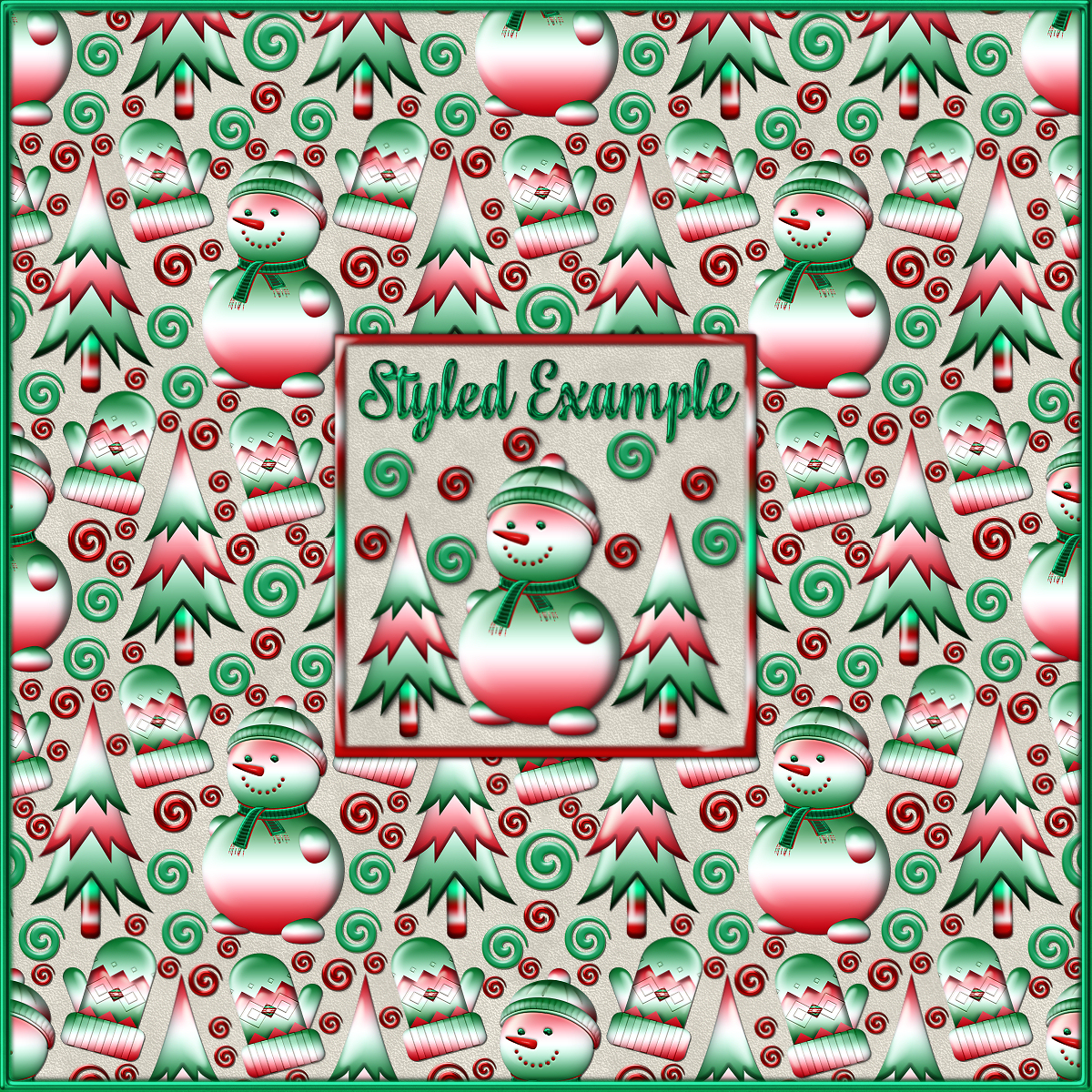 Sweet Holiday Treats Seamless Patterns by N/A