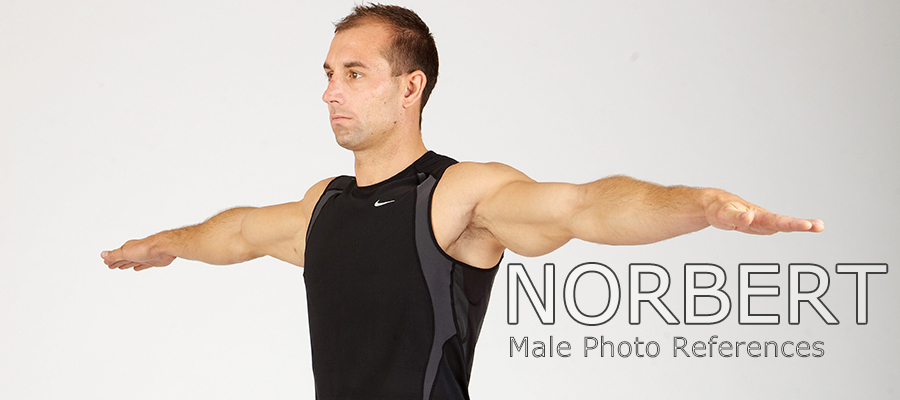 Norbert: Nude Male Full Figure Photo References by N/A