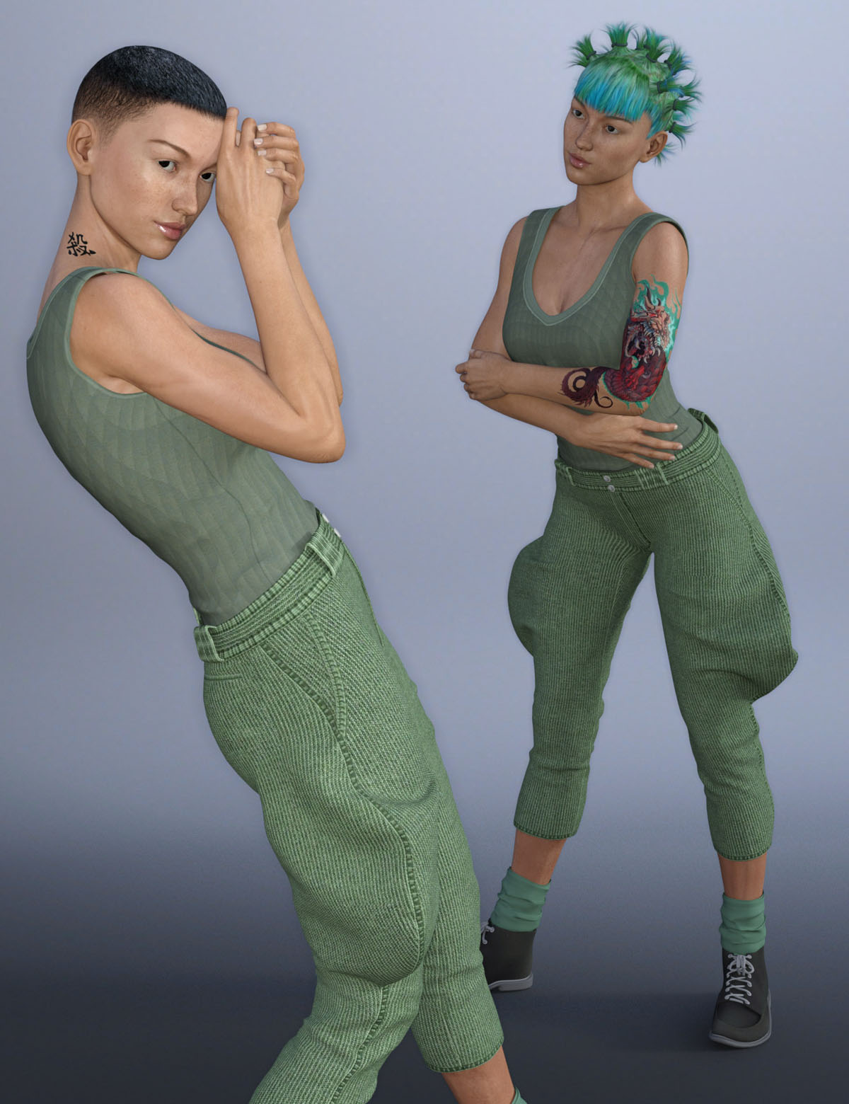 Jodhpur Clothes for Genesis 3 Female(s) by N/A