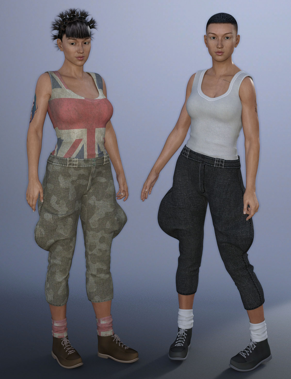 Jodhpur Clothes for Genesis 3 Female(s) by N/A