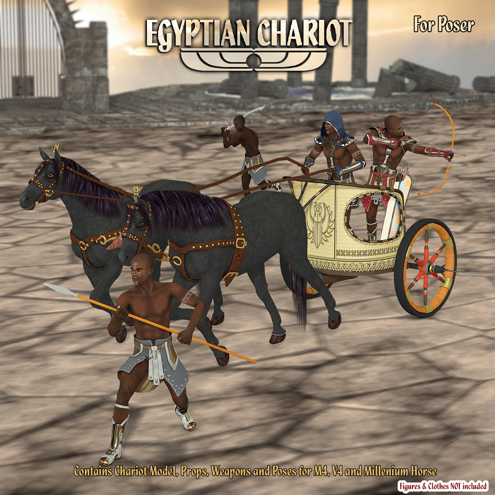 Egyptian Chariot by N/A