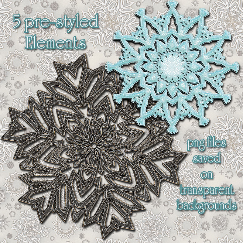 Star and Snowflakes by N/A