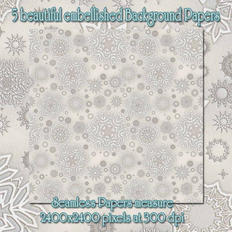 Star and Snowflakes by N/A