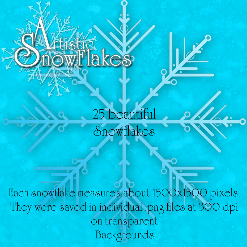 Artistic Snowflakes by N/A