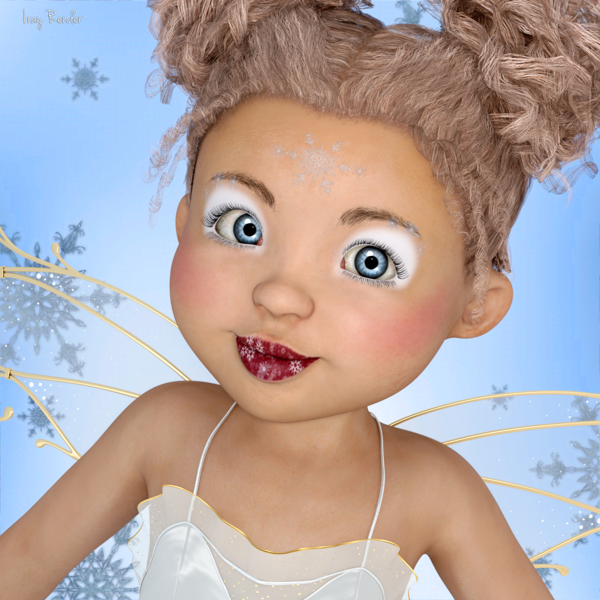 L.I.E. Genesis 3 Female Christmas Makeup by N/A
