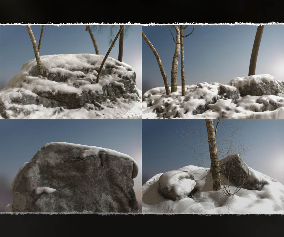 3D Scenery: Nordic Winter Woods by N/A