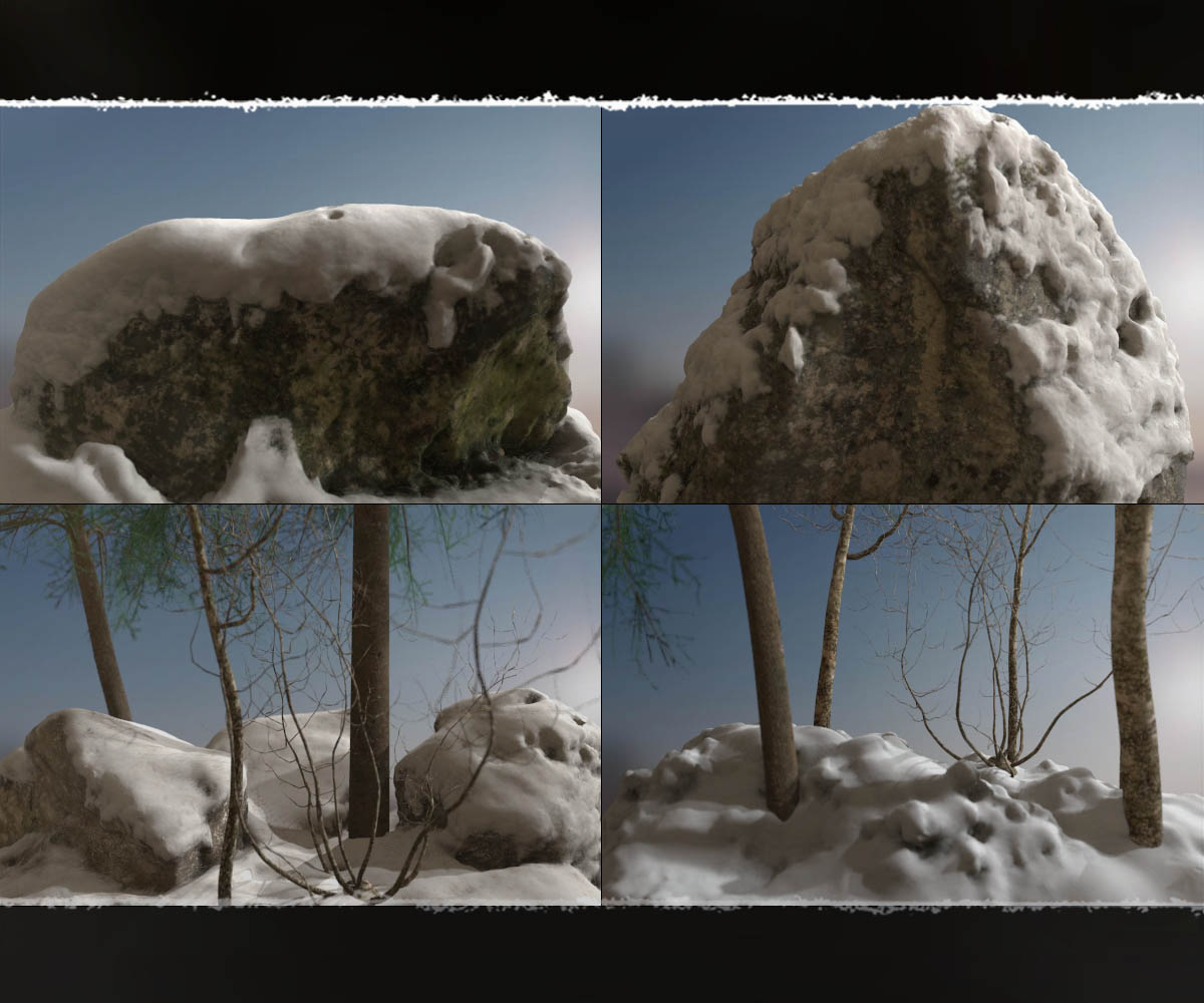 3D Scenery: Nordic Winter Woods by N/A