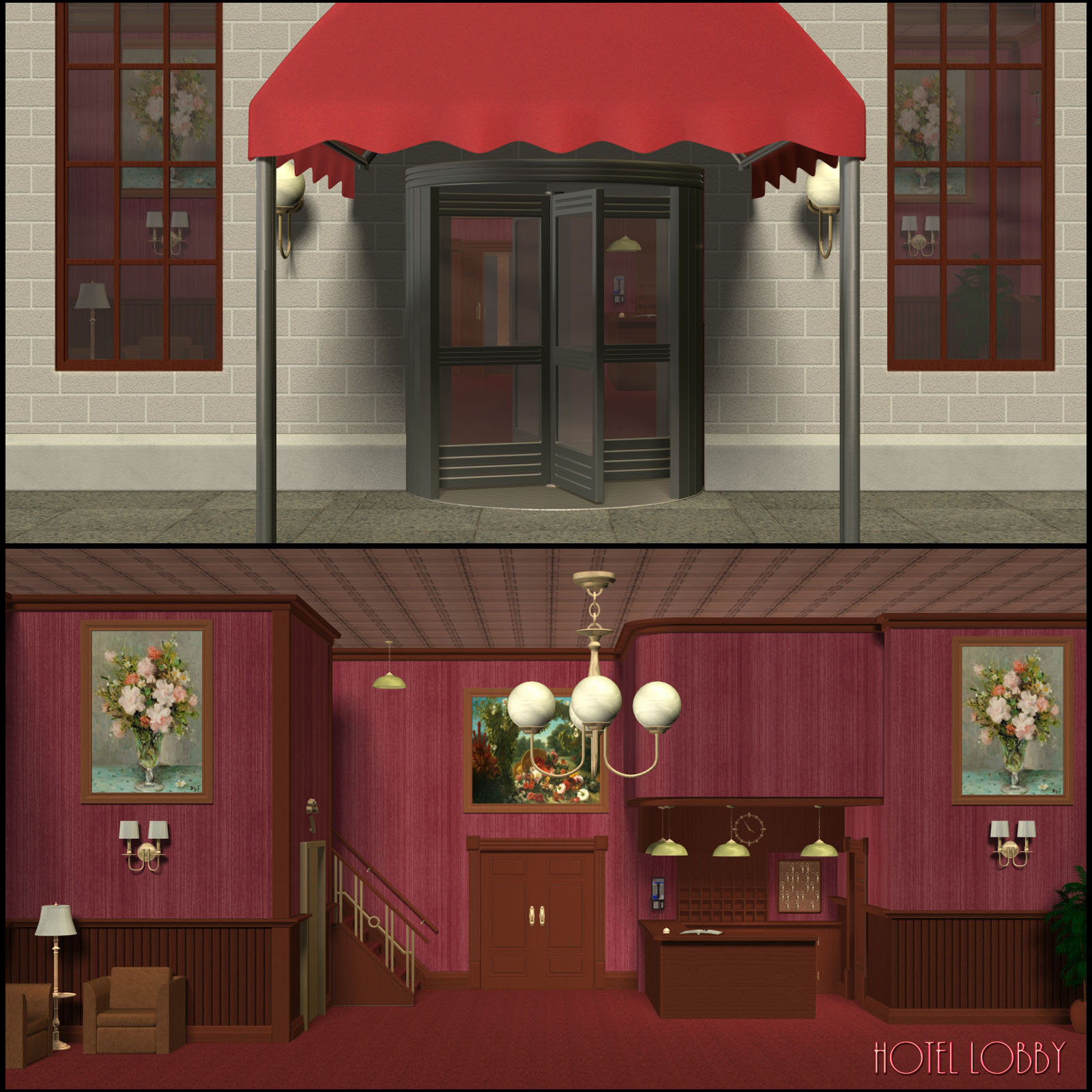 New Hotel Lobby by N/A