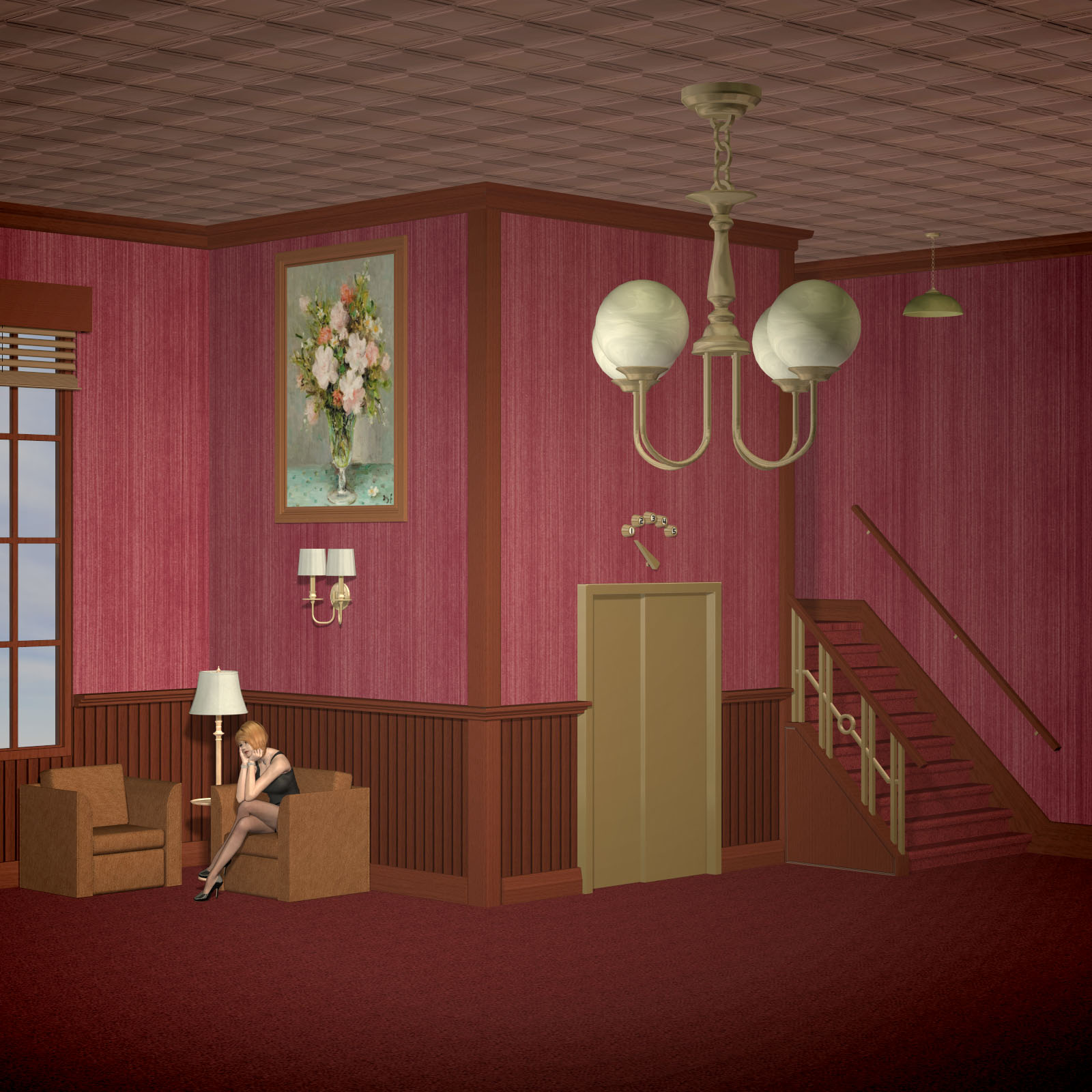 New Hotel Lobby by N/A