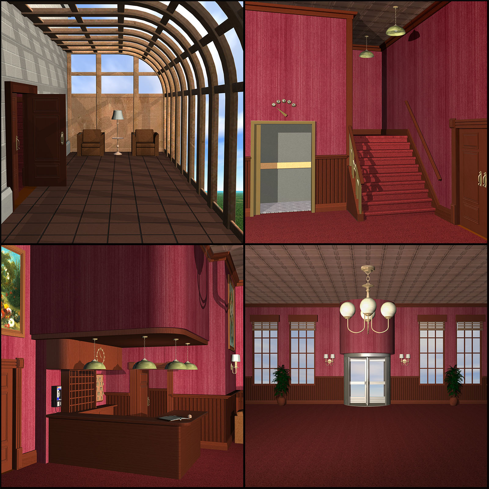 New Hotel Lobby by N/A