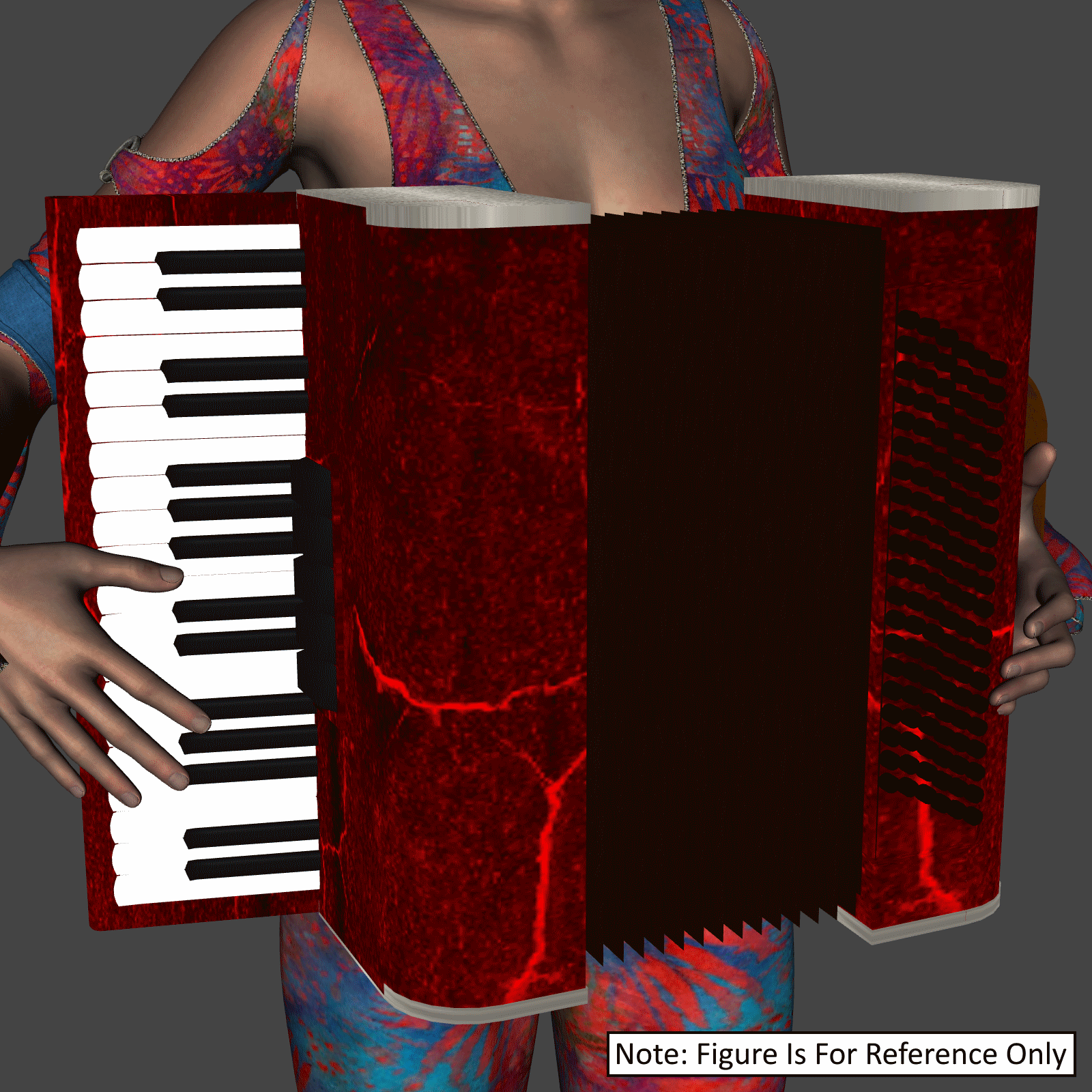 LA Accordion MorphProp for DAZ Studio by N/A