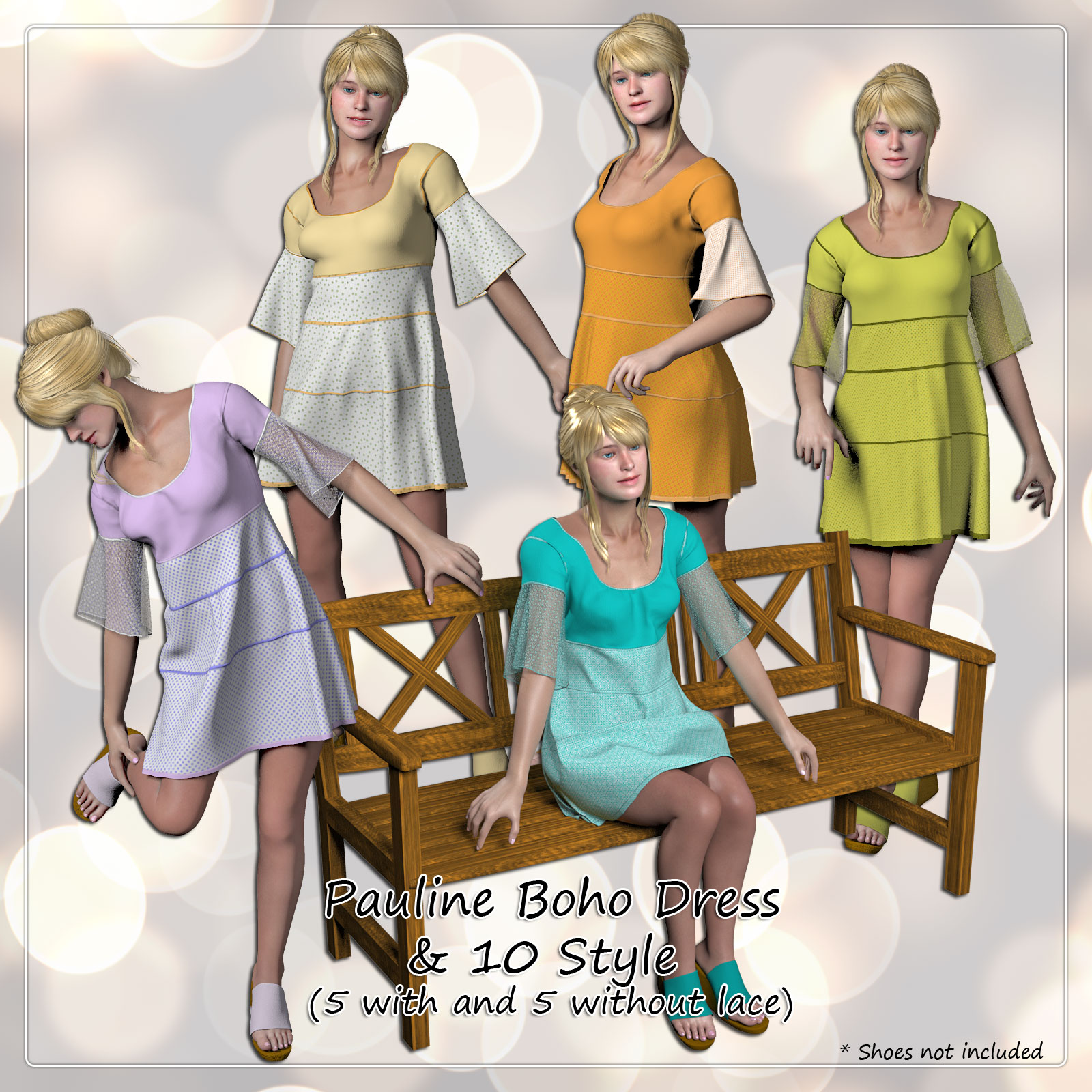 Pauline Boho Dress by N/A