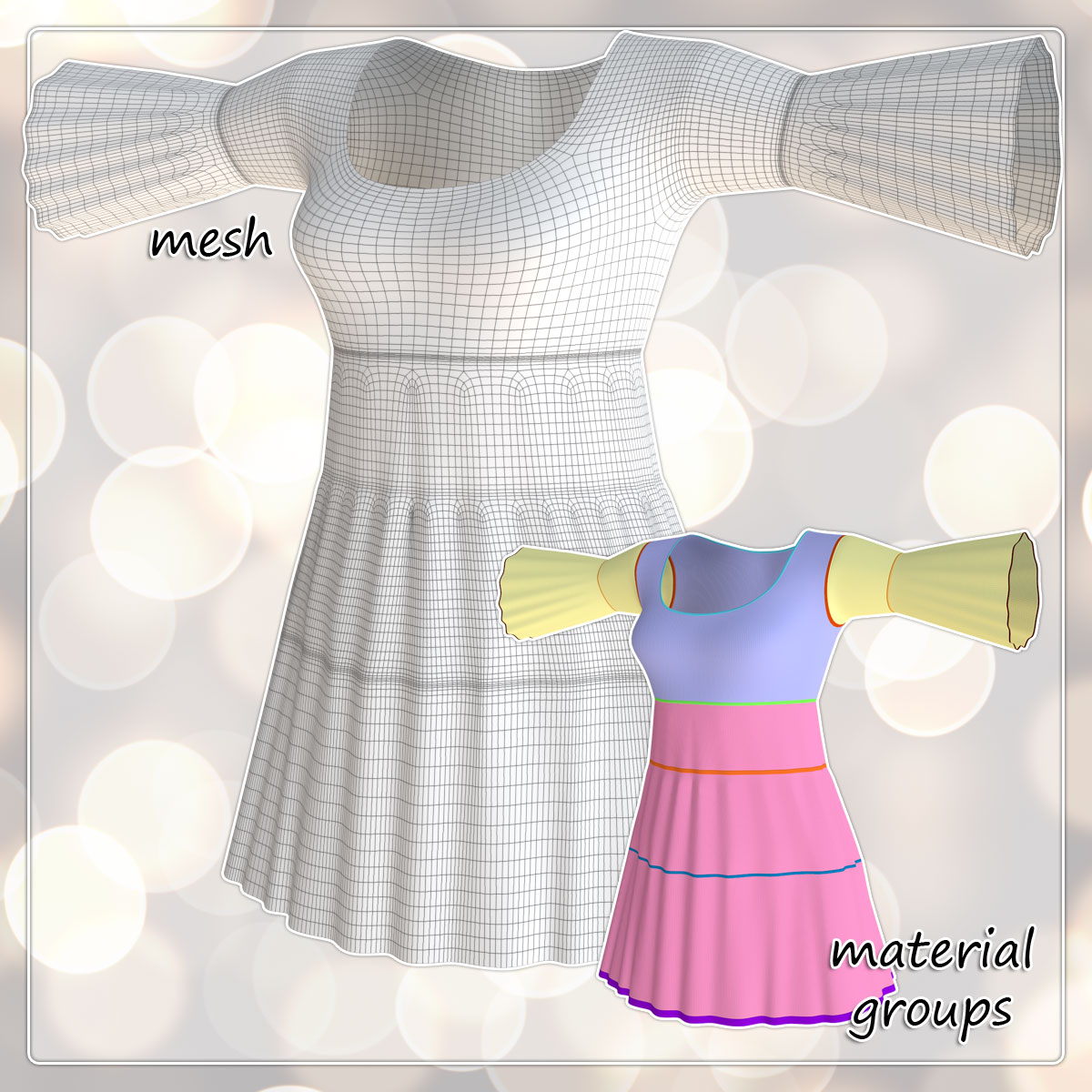 Pauline Boho Dress by N/A